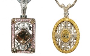 Photo courtesy Tom Weishaar These are pendants number 'two' and 'three.'