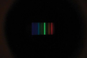 Photo courtesy Mark T. Cartwright The fourth emission spike visible in this 'daylight' fluorescent tube helps increase the CCT to 5000K and slightly increases the CRI compared to cool-white tubes.