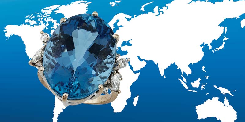 Photo courtesy Mark T. Cartwright Inclusions in this exceptional aquamarine proved it to be a natural gemstone, but were not diagnostic of origin.