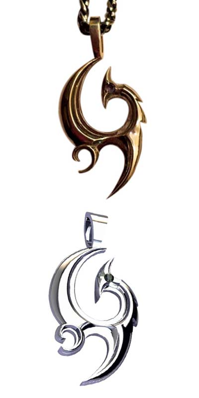 Photo courtesy Art of Gems Hannah Pazderka of Art of Gems in Edmonton redesigned the original pendant to include the client's birthstone, adding a one-of-a-kind touch.