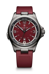 Photo courtesy Victorinox Swiss Army I.N.O.X. (Impact Neutralizing Object for the X-tremes) by Victorinox Swiss Army, with 43-mm stainless steel case, quartz movement, and scratch-resistant, triple-coated anti-reflective sapphire crystal.