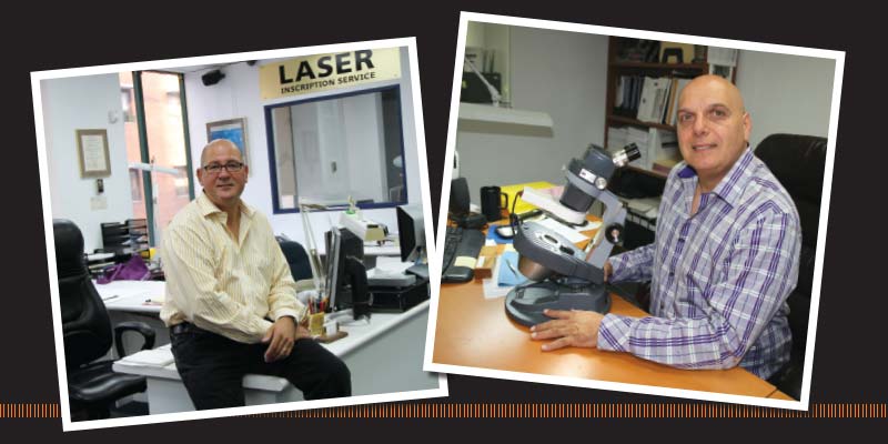 Photos courtesy GSL Laboratories Andrew Tatarsky (left) and Sam Barbuzzi (right) of GS Laboratories.