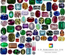 Coloured gemstones