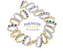 Stacking Rings with Diamonds & Gemstones