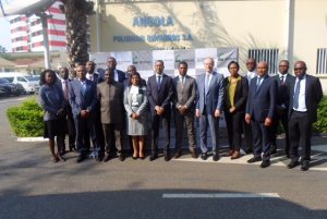 Stephane Fischler and Marie-Chantal Kaninda, acting president and executive director of the World Diamond Council (WDC), met with Angolan stakeholders this month to discuss the Kimberley Process (KP). Photo courtesy World Diamond Council