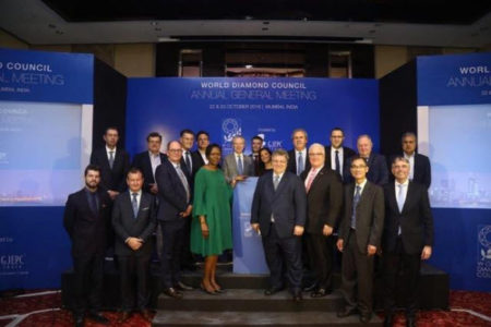 World Diamond Council (WDC) members at the group's 14th annual general meeting (AGM) in Mumbai, India. Photo courtesy WDC