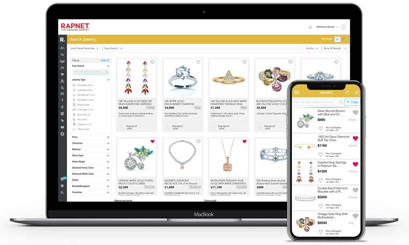 Photo courtesy RapNet RapNet, an electronic diamond-trading group, has added jewellery to its global trading network.