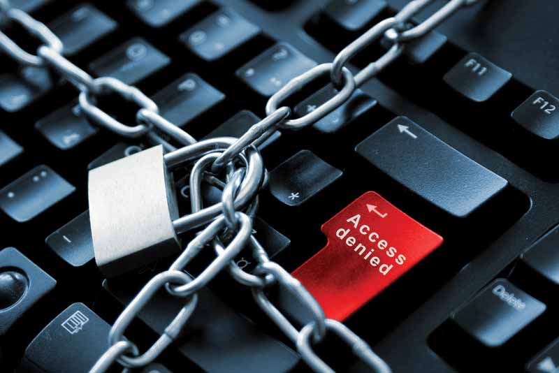 It is important to limit employee access to and customer visibility of sensitive information and networks related to your store.