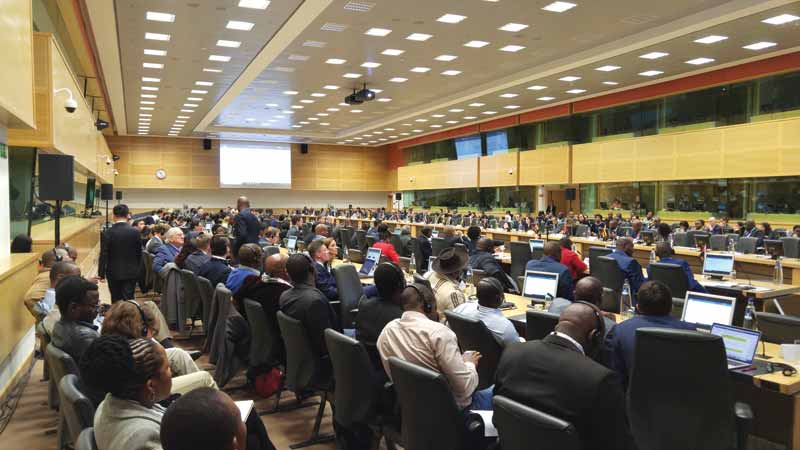The 15th Kimberley Process (KP) Plenary Meeting, held at the Egmont Palace in Brussels from November 12 to 16, 2018, included representatives of the industry, civil society, and more than five dozen countries.