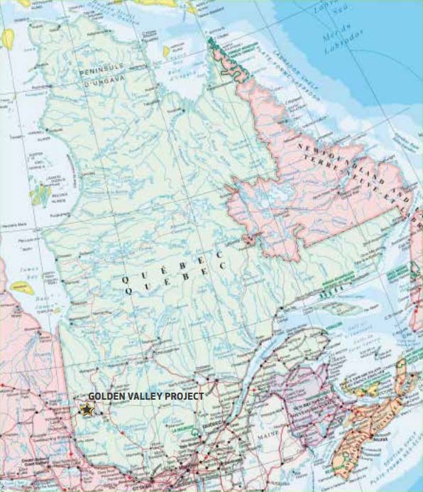 Photo courtesy Black Tusk Resources Black Tusk Resources has begun drilling for its Golden Valley Project in the Abitibi Greenstone Belt.