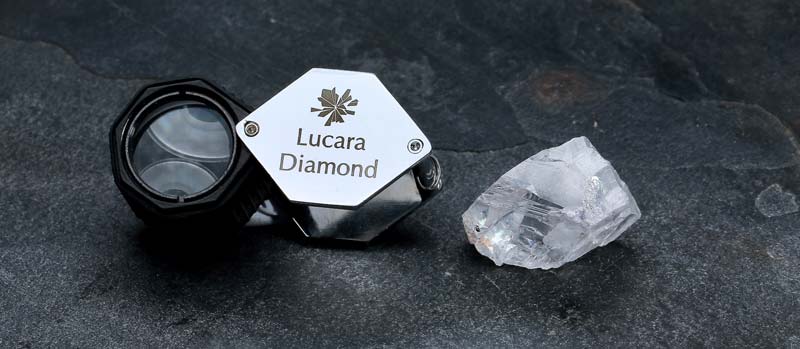 Photo courtesy Lucara Diamond Lucara recovered a 123-carat gem-quality diamond from its Karowe site in Botswana.