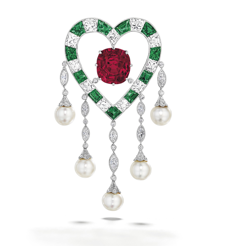 Photo courtesy Christie’s ‘The duPont Ruby’ was the top lot at Christie’s Magnificent Jewels in New York, selling for more than US$8.9 million.