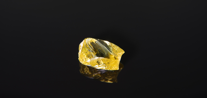 Alrosa has unearthed a 17.44-carat bright yellow gem-quality diamond in Russia.