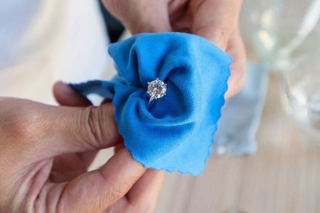Rings should be removed prior to hand-washing to prevent loss and damage.