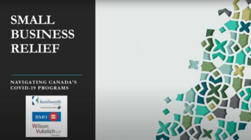 Logo for Small Business Relief: Navigating Canada’s COVID-19 Programs.
