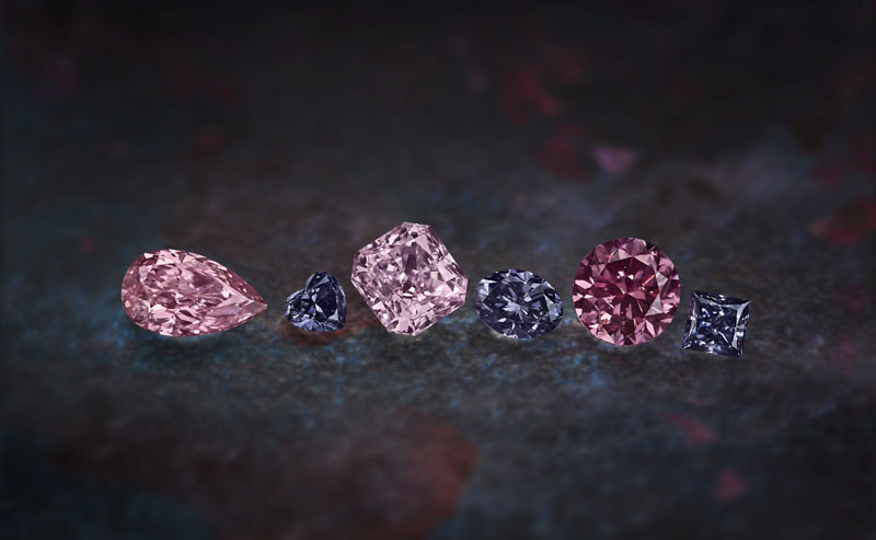 Photos courtesy Rio Tinto The 'hero collection' from the penultimate Argyle Pink Diamonds Tender. Photos courtesy Rio Tinto