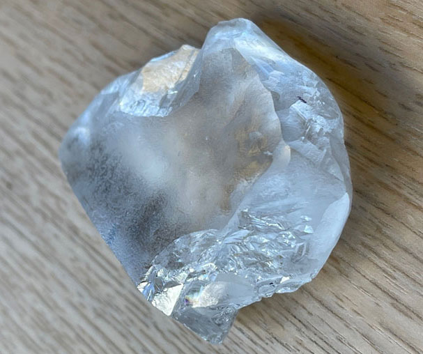 Photo courtesy Petra Diamond A 299.3-carat diamond found at Petra Diamond’s Cullinan mine in South Africa has sold for US$12.18 million. Photo courtesy Petra Diamond