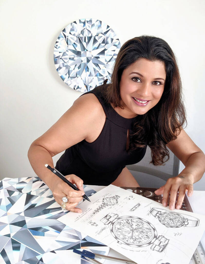 Toronto-based jewellery designer and artist Reena Ahluwalia has launched ‘Coronet by Reena,’ her first-ever diamond watch collection. Photos courtesy Reena Ahluwalia