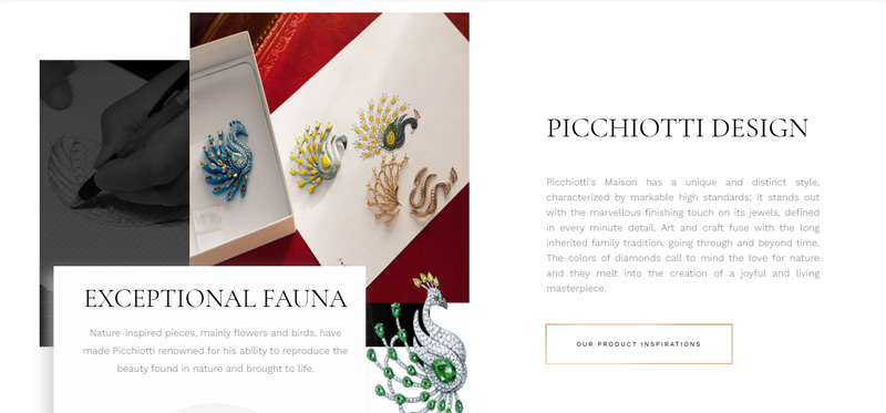 Photo courtesy Picchiotti Picchiotti’s latest offering has launched a newly designed, fully dynamic website. Photo courtesy Picchiotti