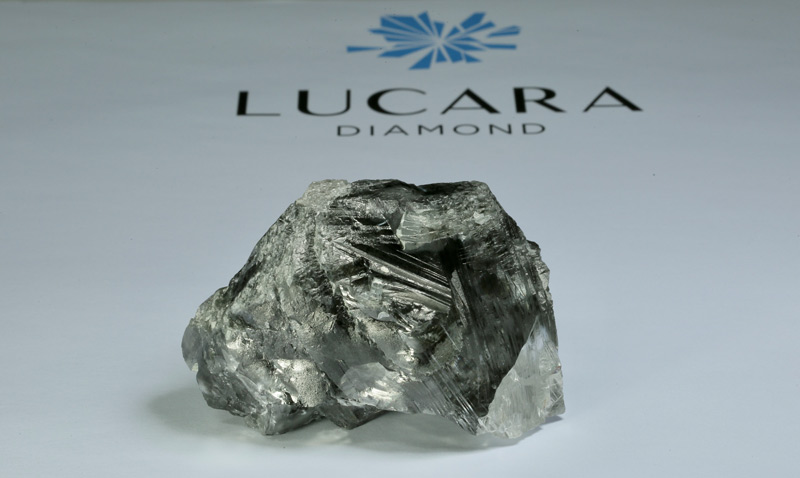 Lucara Diamond has recovered a 1174-carat diamond at its Karowe Mine. Photo courtesy Lucara Diamond