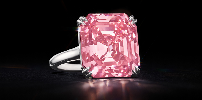 A fancy vivid pink diamond ring is expected to sell for up to $46.8 million (US $35 million) when it goes under the hammer at Christie’s Magnificent Jewels sale next month. Photo © Christie’s Images Limited 2022