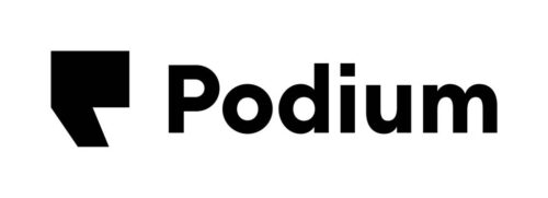 Logo for Podium Demo-Cast: Stop Losing Customers Online—Start Winning Them Over the Phone.