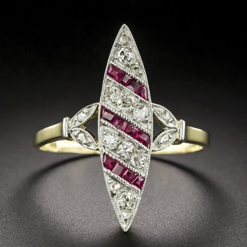 diamond and ruby ring