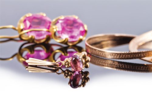 jewellery with gemstone