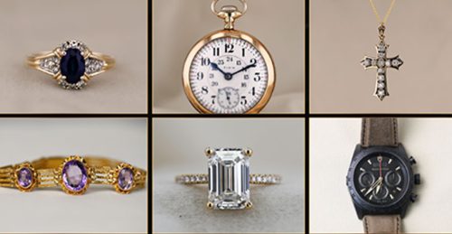various jewellery and watches