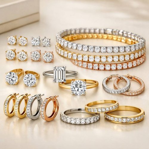An assortment of jewellery.
