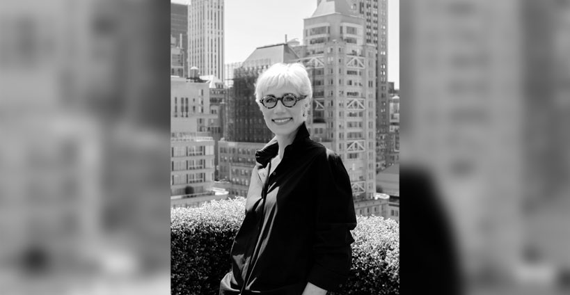 Black and white portrait of Philippa Newman, Pandora's incoming chief product officer.