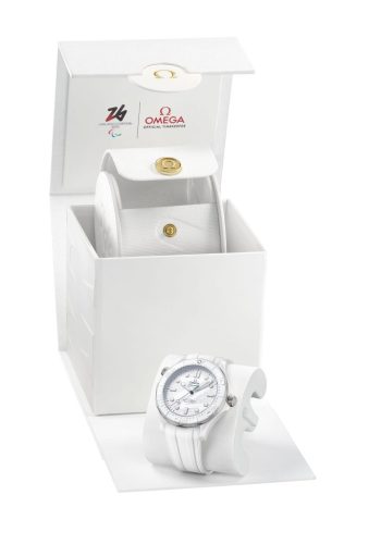 Omega watch with presentation box.