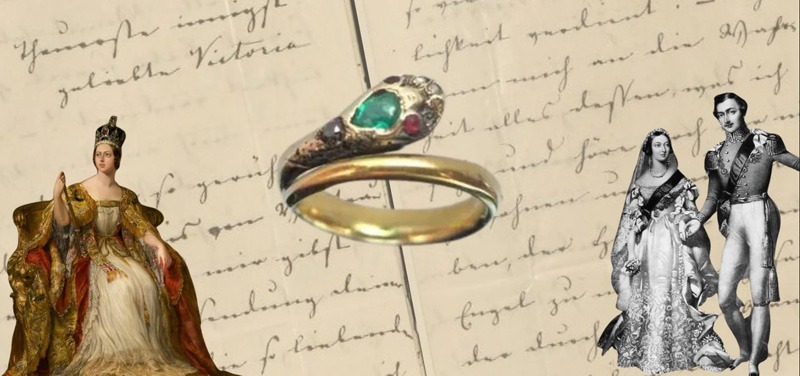 Queen Victoria’s snake engagement ring