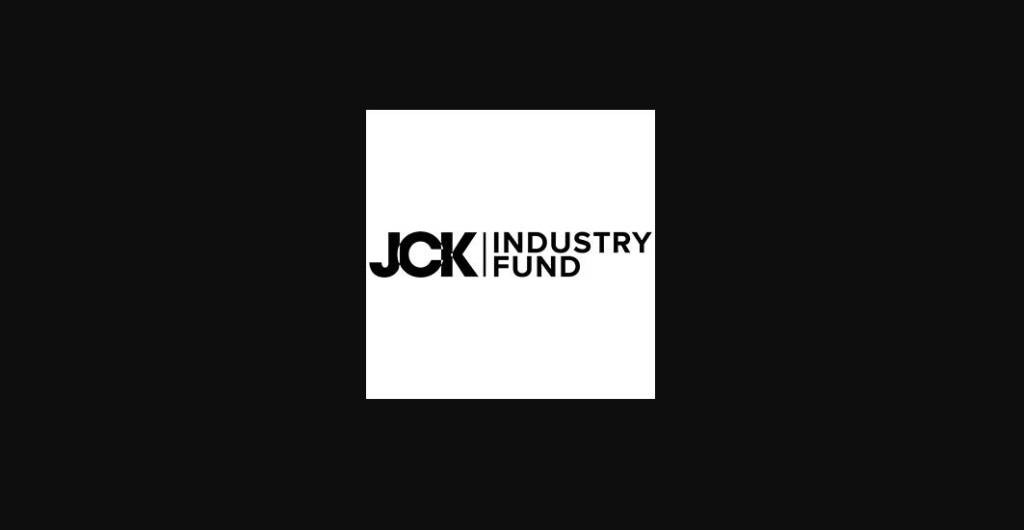 The JCK Industry Fund logo in black and white.