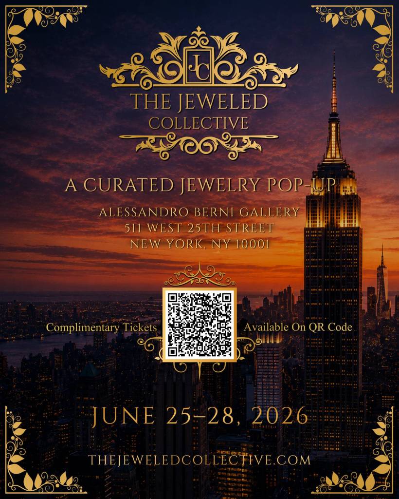 The poster for the event with all the details against an NYC backdrop.