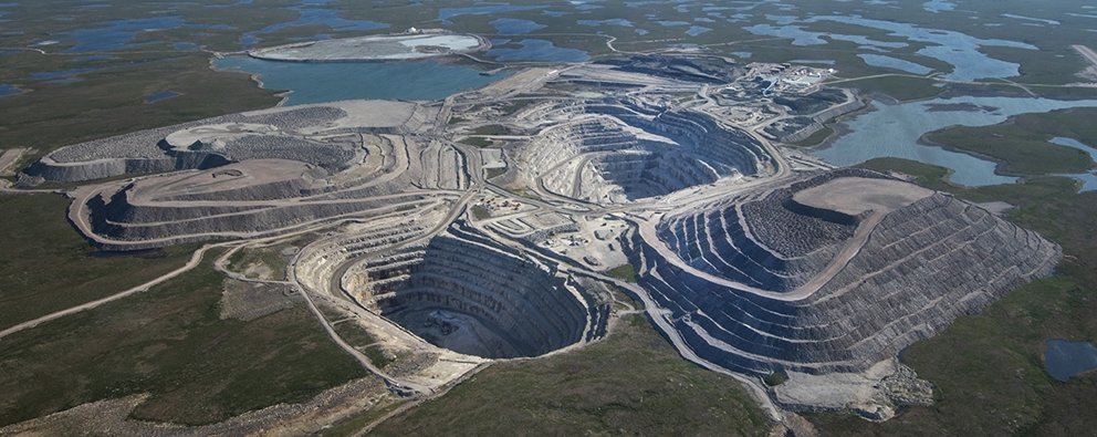 An aerial view of Gahcho Kué.